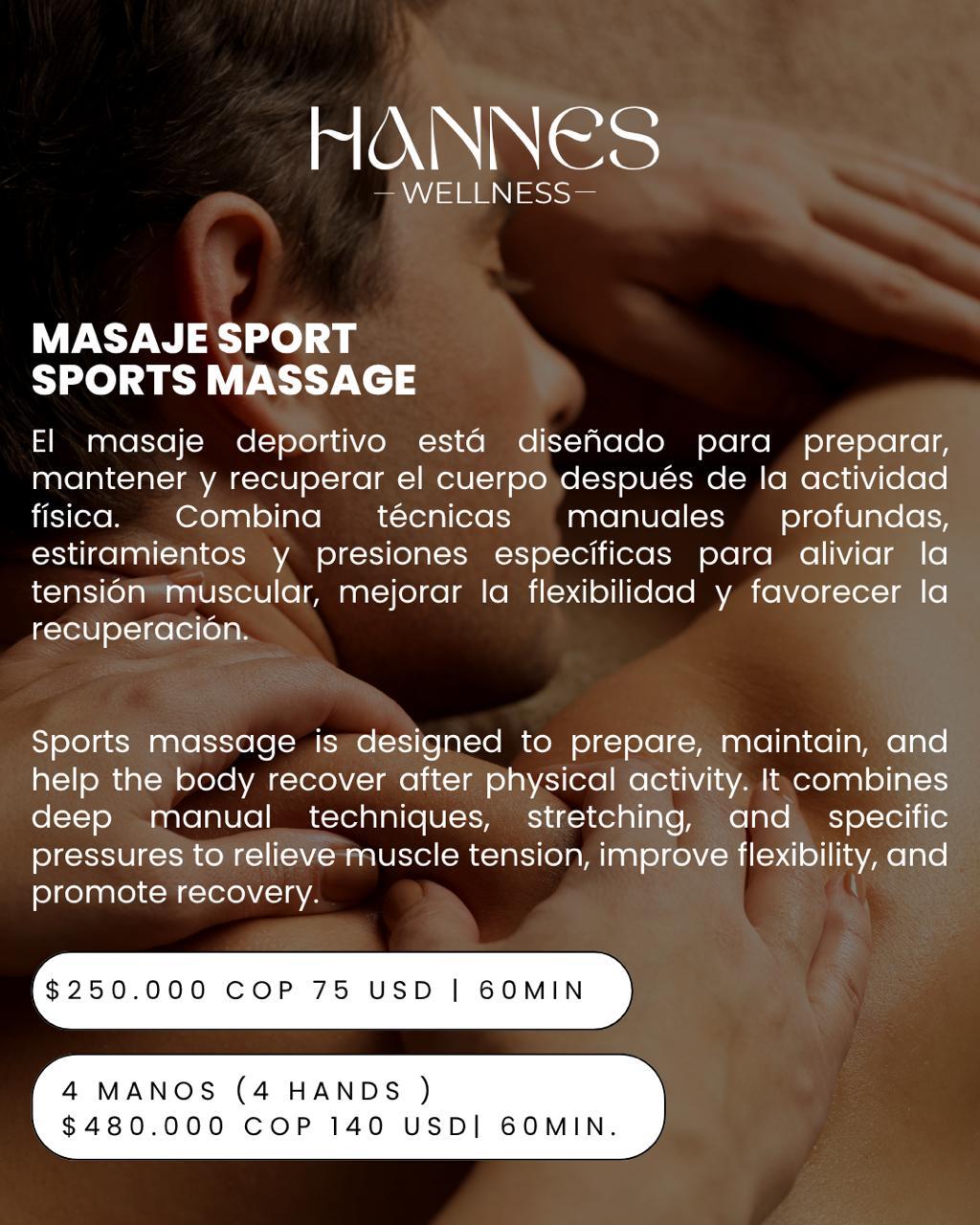 Masaje sport